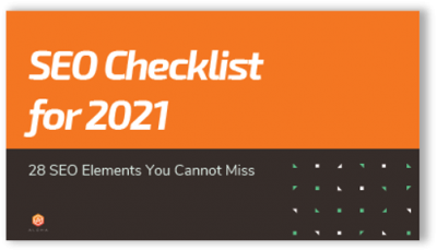 SEO checklist front cover SEO checklist front cover